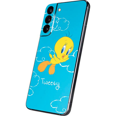 Looney Tunes Tweety Bird Flying Galaxy S22 Plus Skin